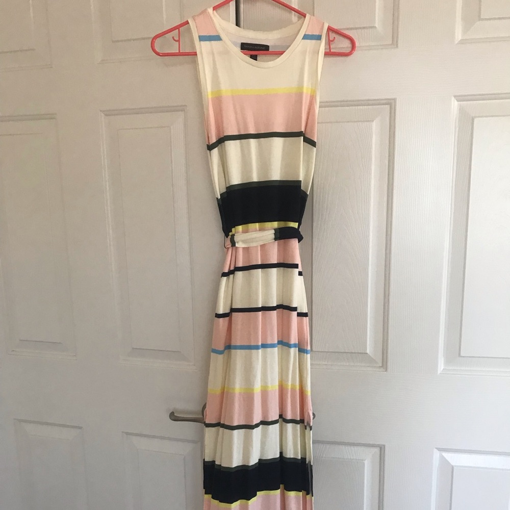Banana republic striped dress